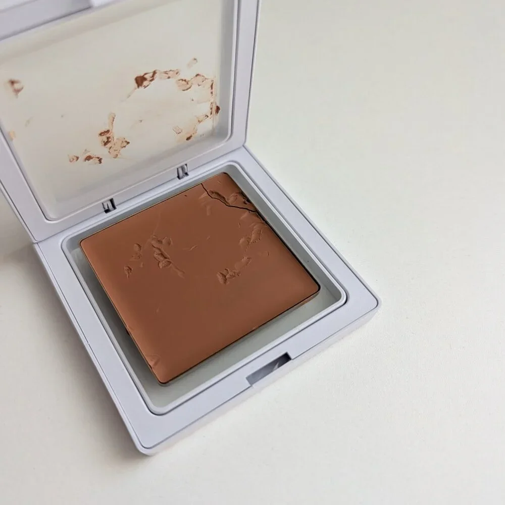 Trish McEvoy Bronzer Refill Medium Matte lot of 2 DAMAGED NICKS DENTS UNUSED